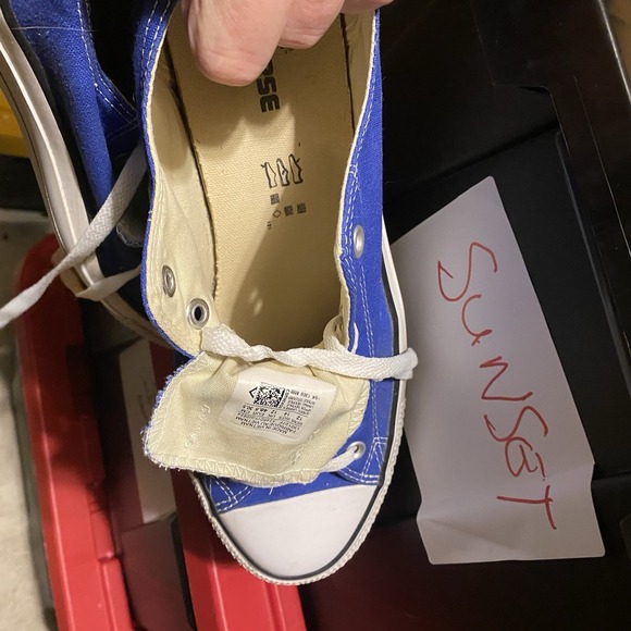 Converse Shoes Chuck Taylor All Star Low-Top Blue Shoes Sneaker Men's Size 12 - Picture 11 of 11